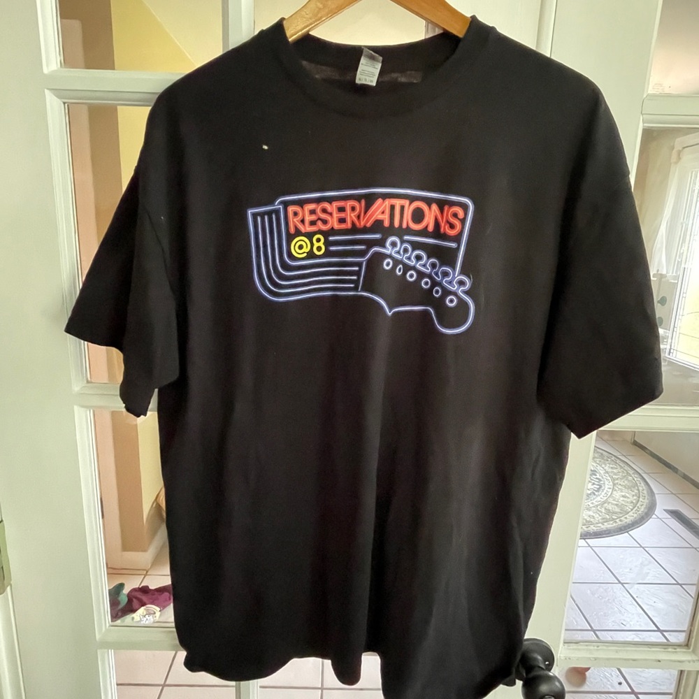 Guitar theme Black T-Shirt